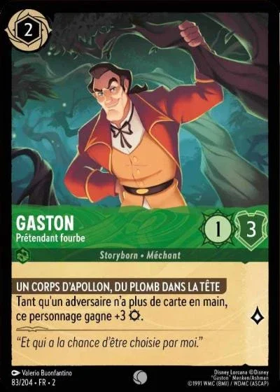 Gaston Pretendant Fourbe