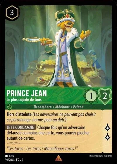 Prince Jean Le Plus Cupide De Tous