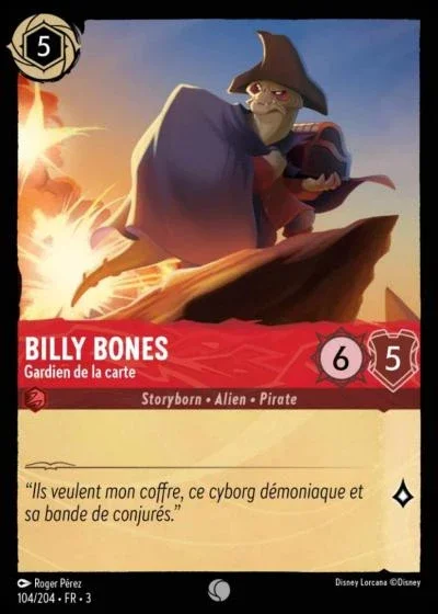 Billy Bones Gardien De La Carte