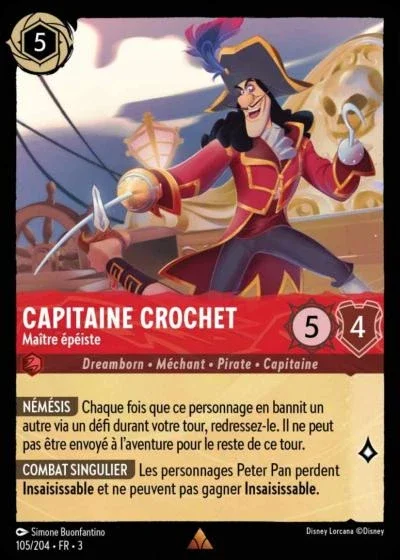 Capitaine Crochet Maitre Epeiste