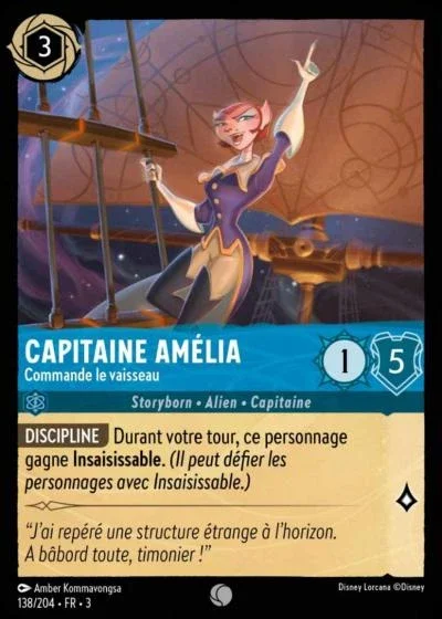 Capitaine Amelia Commande Le Vaisseau