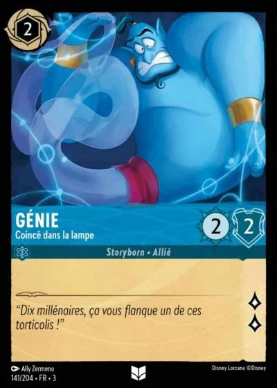 Genie Coince Dans La Lampe
