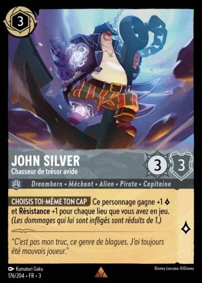 John Silver Chasseur De Tresor Avide
