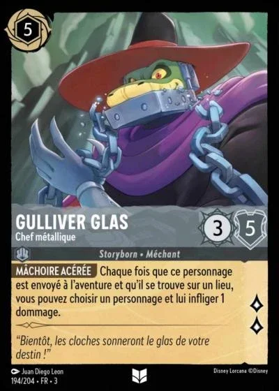 Gulliver Glas Chef Metallique