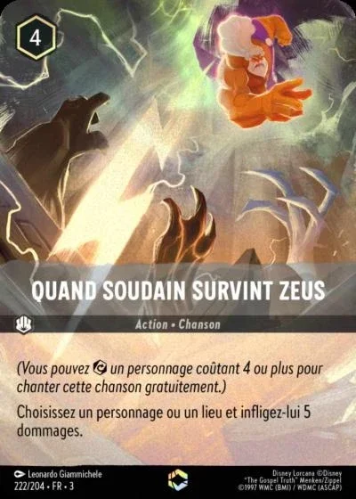 Enchanted Quand Soudain Survint Zeus