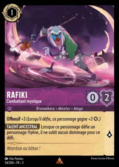 Rafiki Combattant Mystique