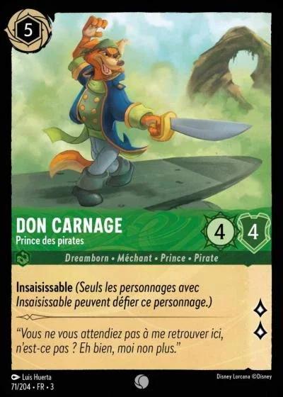 Don Carnage Prince Des Pirates