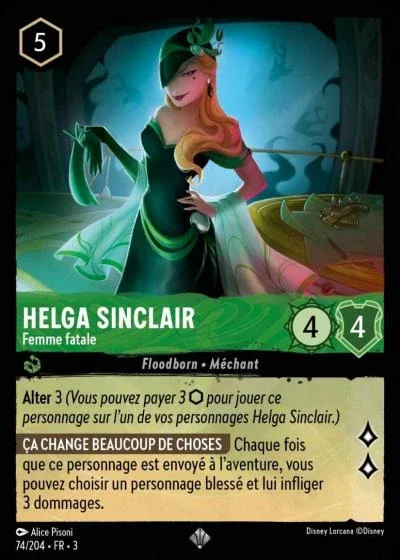 Helga Sinclair Femme Fatale