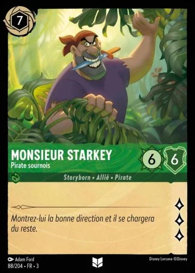 Monsieur Starkey Pirate Sournois