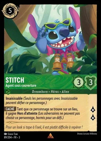 Stitch Agent Sous Couverture