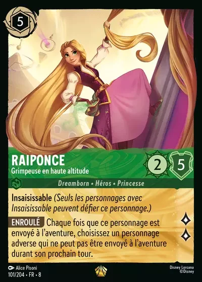 Raiponce Grimpeuse En Haute Altitude