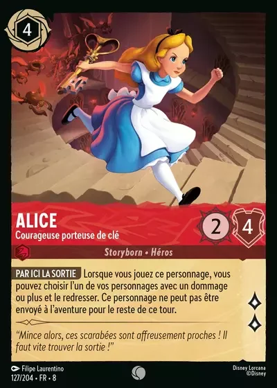 Alice Courageuse Porteuse De Cle