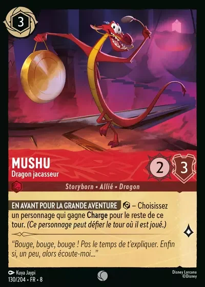 Mushu Dragon Jacasseur