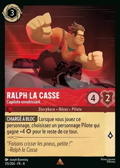 Ralph La Casse Copilote Envahissant