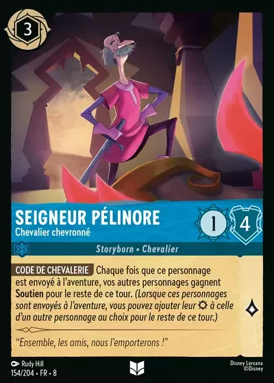 Seigneur Pelinore Chevalier Chevronne