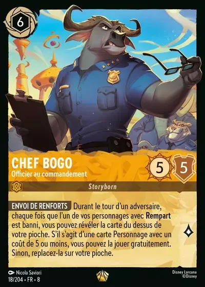 Chef Bogo Officier Au Commandement