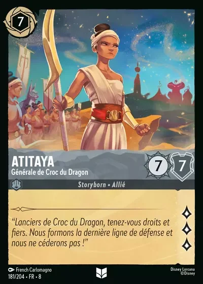 Atitaya Generale De Croc Du Dragon