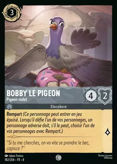 Bobby Le Pigeon Pigeon Violet