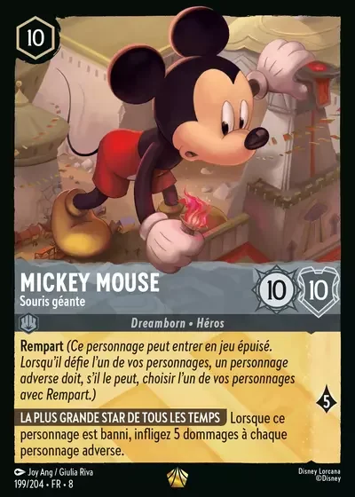 Mickey Mouse Souris Geante