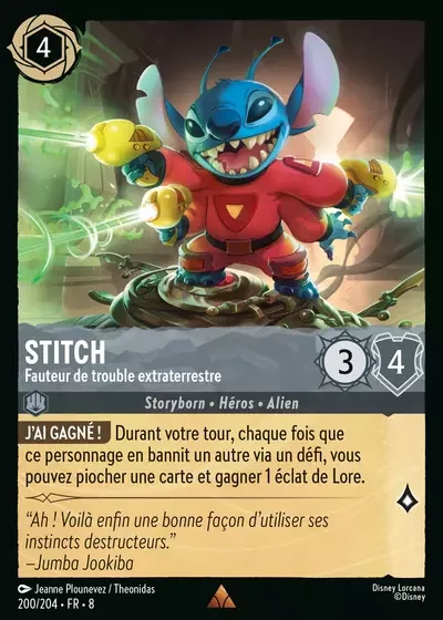 Stitch Fauteur De Trouble Extraterrestre