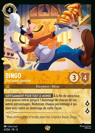 Dingo Chef Avant Gardiste