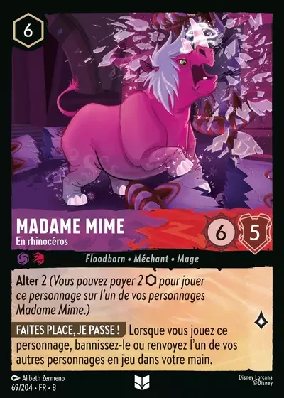 Madame Mime En Rhinoceros
