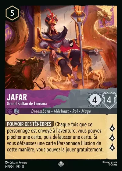 Jafar Grand Sultan De Lorcana