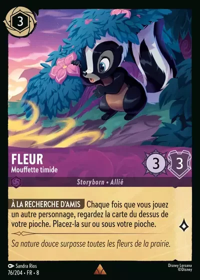 Fleur Mouffette Timide