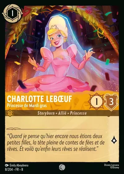 Charlotte Leboeuf Princesse De Mardi Gras