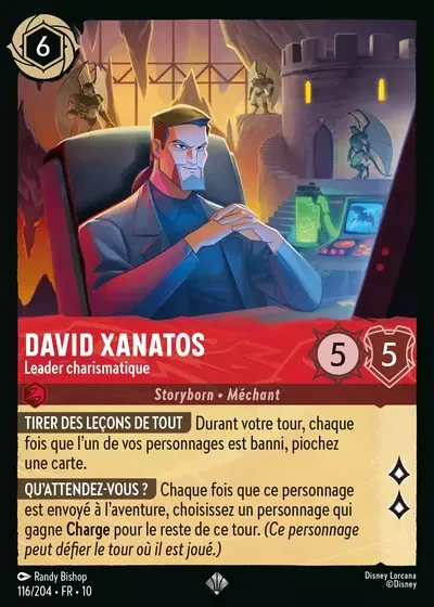 David Xanatos Leader Charismatique