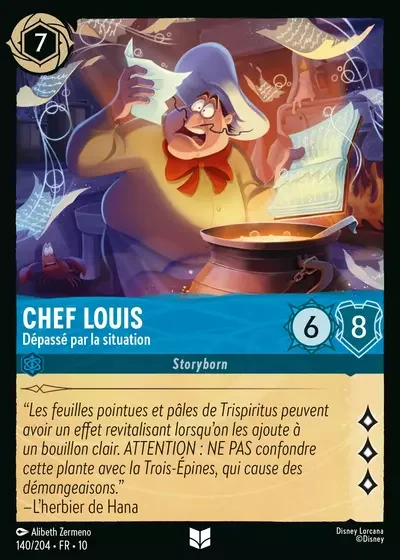 Chef Louis Depasse Par La Situation