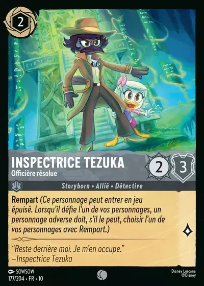 Inspectrice Tezuka Officiere Resolue