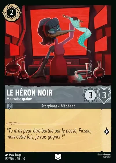 Le Heron Noir Mauvaise Graine