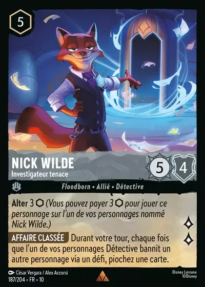 Nick Wilde Investigateur Tenace