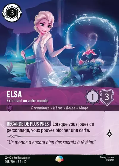 Elsa Explorant Un Autre Monde