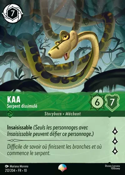 Kaa Serpent Dissimule