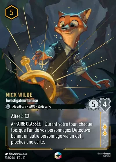 Nick Wilde Investigateur Tenace