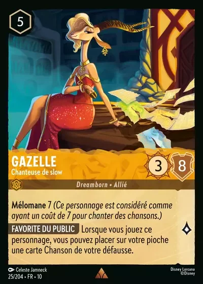 Gazelle Chanteuse De Slow