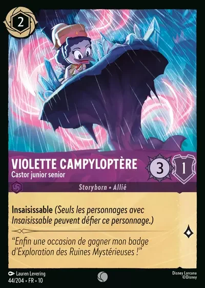 Violette Campyloptere Castor Junior Senior