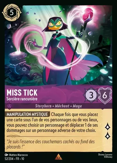 Miss Tick Sorciere Rancuniere