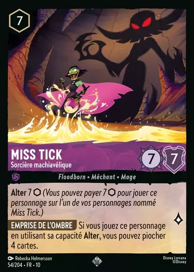 Miss Tick Sorciere Machiavelique