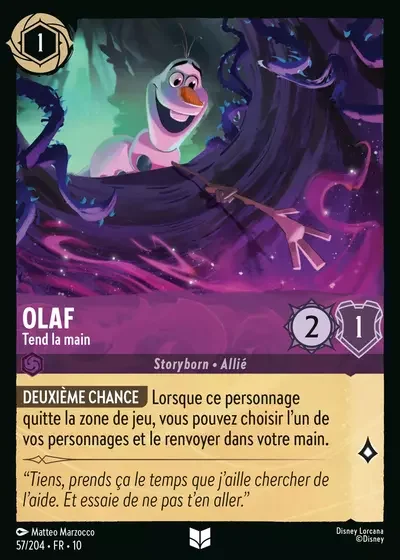 Olaf Tend La Main
