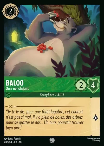 Baloo Ours Nonchalant