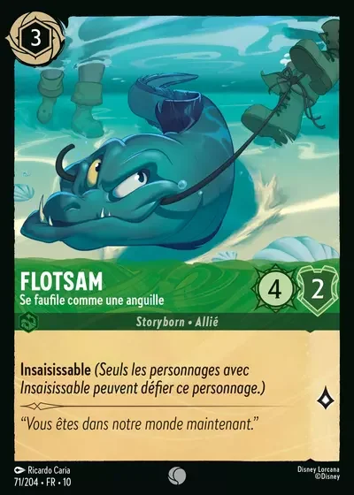 Flotsam Se Faufile Comme Une Anguille