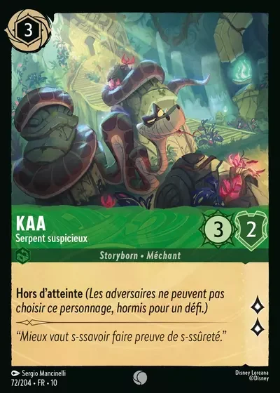 Kaa Serpent Suspicieux