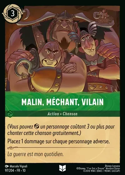 Malin Mechant Vilain