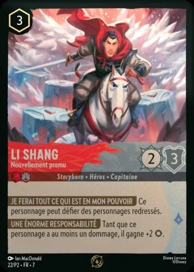 Li Shang Nouvellement Promu