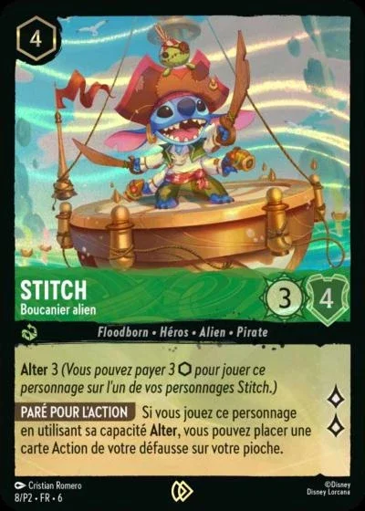 Stitch Boucanier Alien
