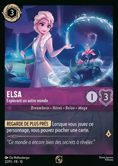 Elsa Explorant Un Autre Monde