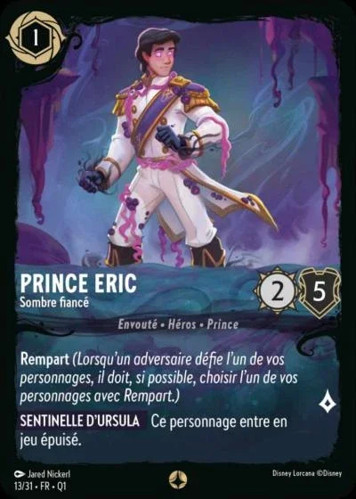 Prince Eric Sombre Fiance